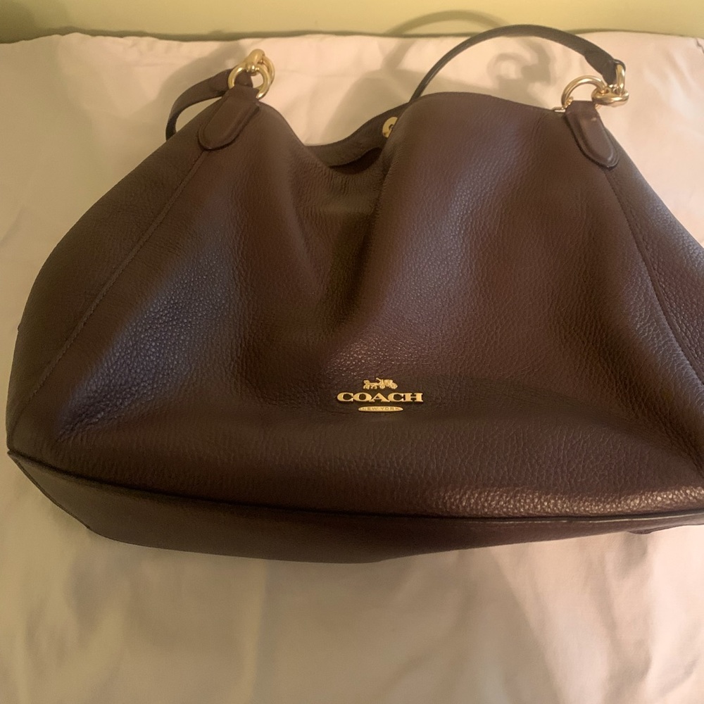 Gently used authentic Coach small satchel